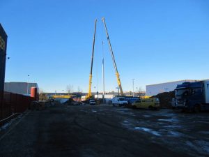 Freistehende Abgasanlage für BHKW Fa. Dachser, Memmingen